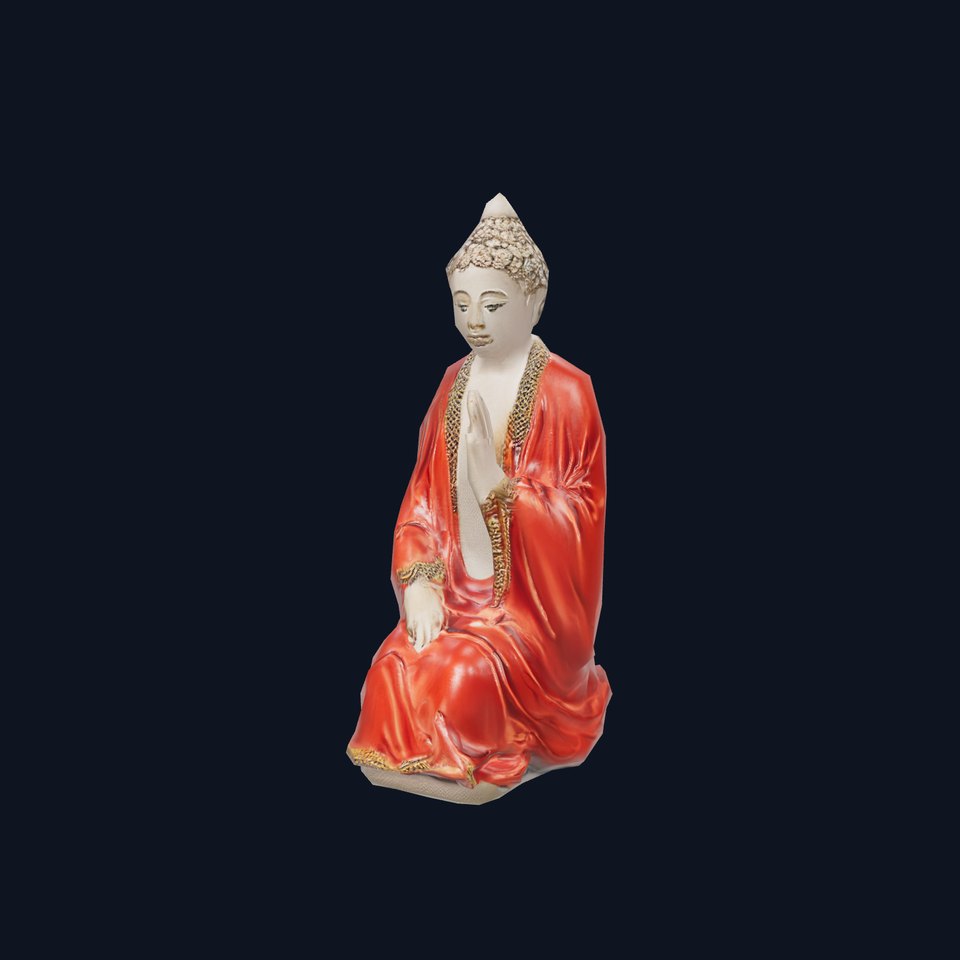 Buddha Serenity Statue model pack